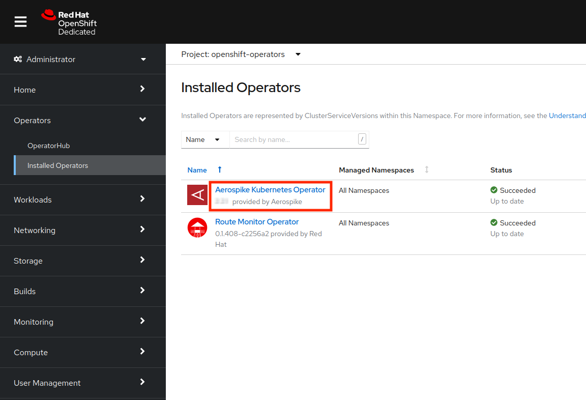 Upgraded version showing.